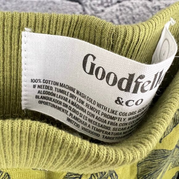 Goodfellow Men's Green Tropical Palm Sleep Pants Joggers Pajamas Size L - Picture 4 of 7